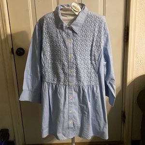 NWT Light Blue XX Large Women’s Top